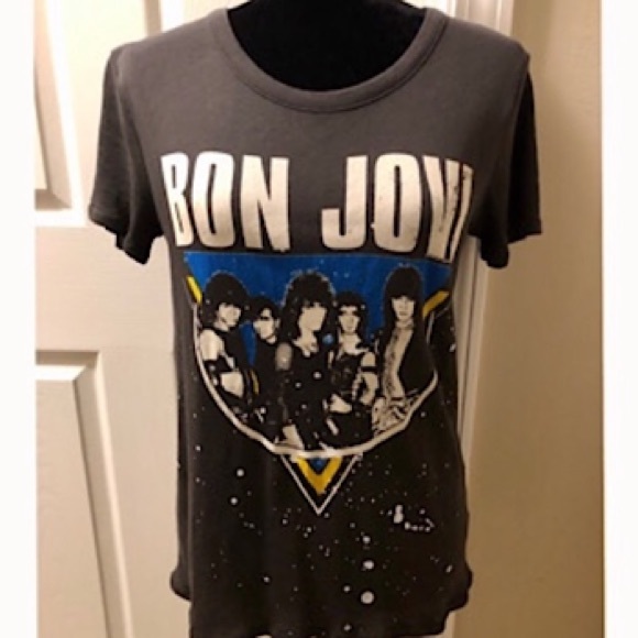 Chaser Tops New Chaser Bon Jovi From The 8s Shirt Poshmark